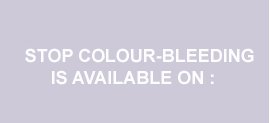 Text banner: the stop colour-bleeding option is available on