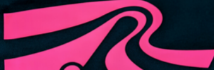 Détail d'un transfert Die-Cut Pantone Mat rose sur tissu noir